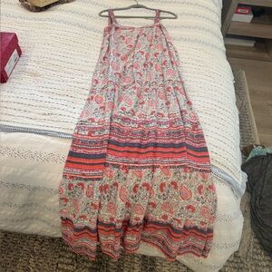 Bohemian Paisley Maxi Dress